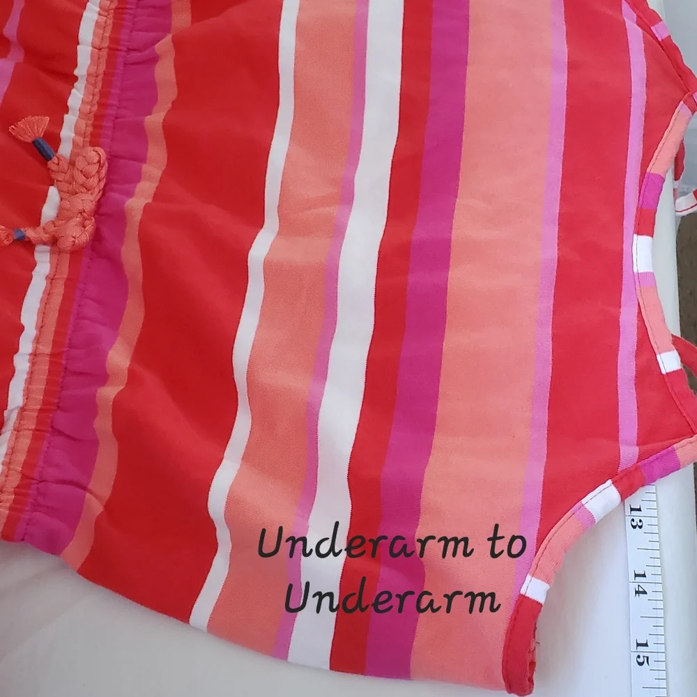 Gymboree Girls Maxi Dress Sz‎ 14 XL Long Sundress Sunwashed Days Summer Striped